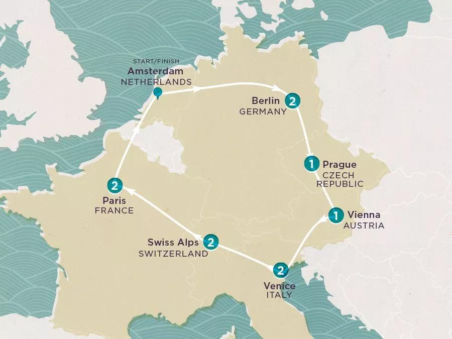 Get Social: Europe Express (Winter) 2024 map