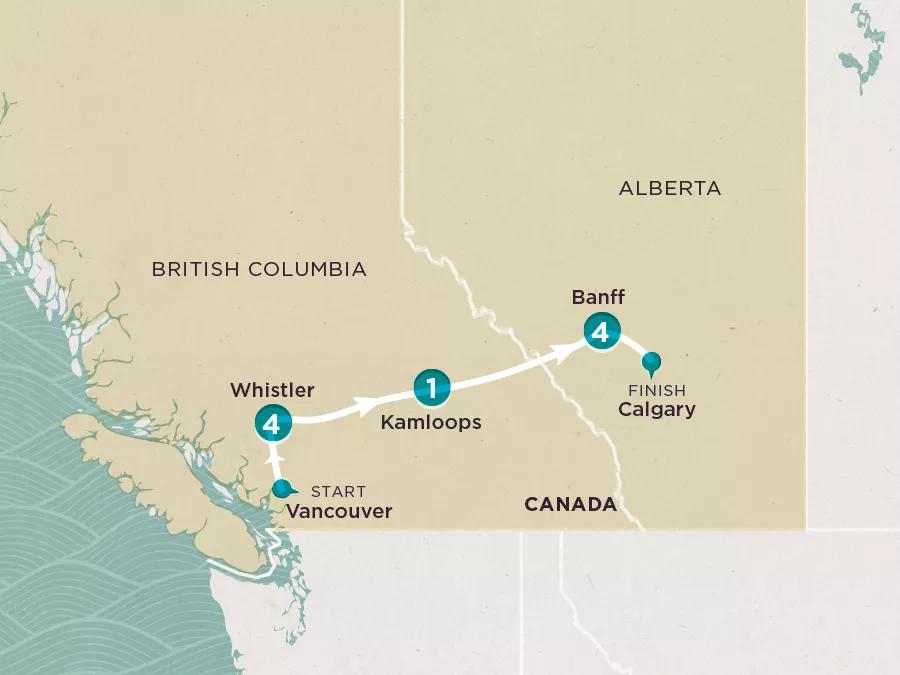 Get Social: Canadian Rockies (Winter) 2024-25 map.