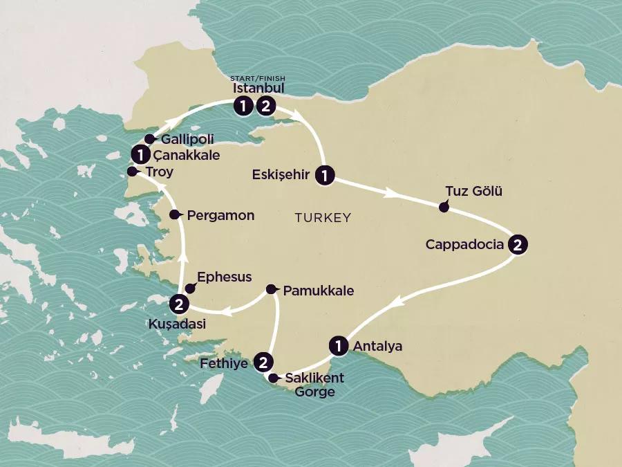 Delve Deep: Turkey 2024 map