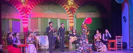 A photo of a Flamenco dance performance.