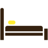 Icon of a bed.
