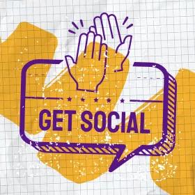 A photo of the Get Social tour icon.